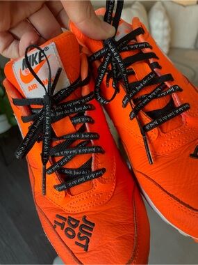 Nike Air Max 'Just Do It' Sneakers — Bright Orange